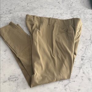 Ariat Pro Series Tan breeches high waist, side zip